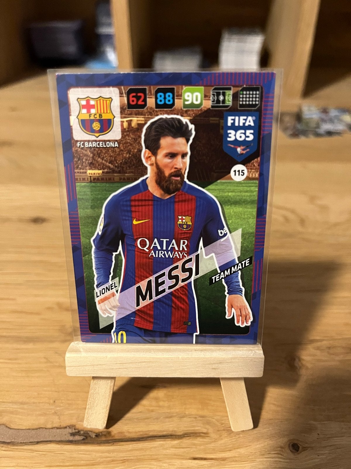 Lionel Messi, FIFA 365 Adrenalyn XL 2018, Ophalen of Verzenden, Zo goed als nieuw, Buitenlandse clubs, Spelerskaart