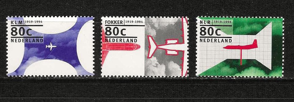 Nederland 1605-1607 postfris, Ophalen of Verzenden, Na 1940, Postfris