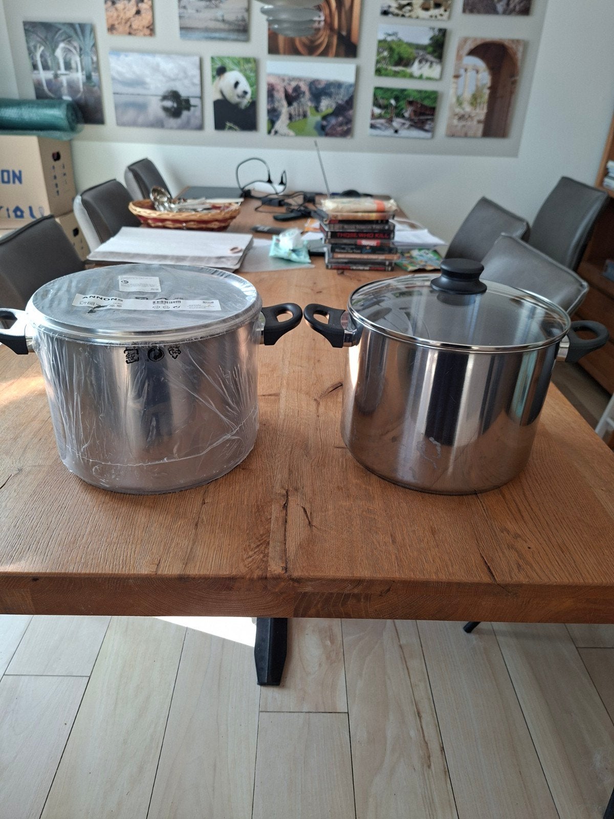 Twee IKEA Annons pannen - 10 liter (één nieuw, één gebruikt), Nieuw, Ophalen of Verzenden, IKEA, Rvs