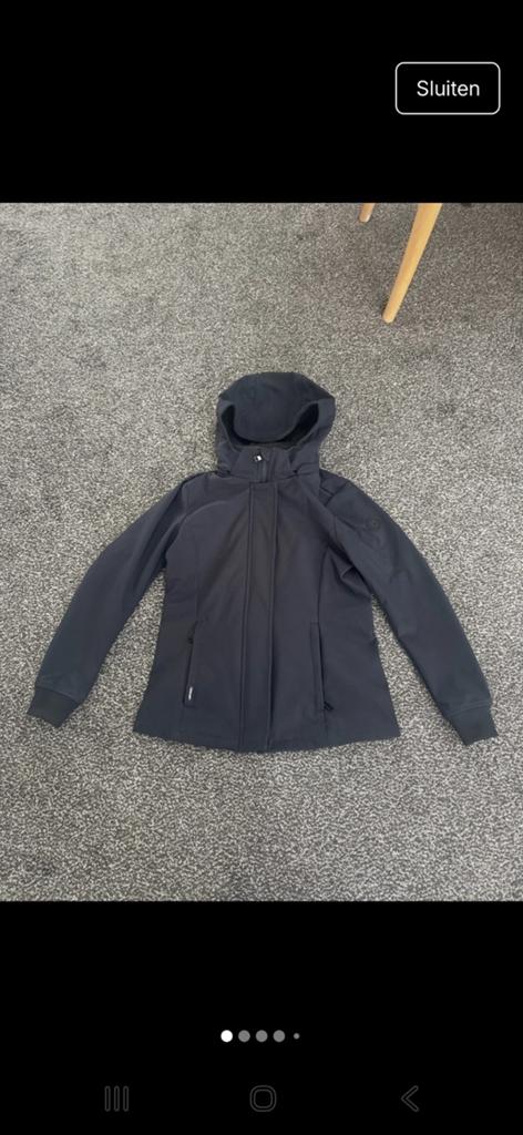 Airforce tussenjas softshell zwart maat 164 / XS, Ophalen of Verzenden, Zo goed als nieuw, Zwart