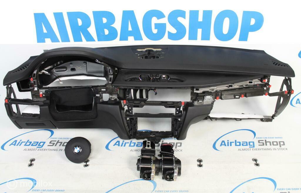 Airbag set - Dashboard M zwart HUD BMW X6 F16 (2014-2019), Gebruikt, Ophalen of Verzenden