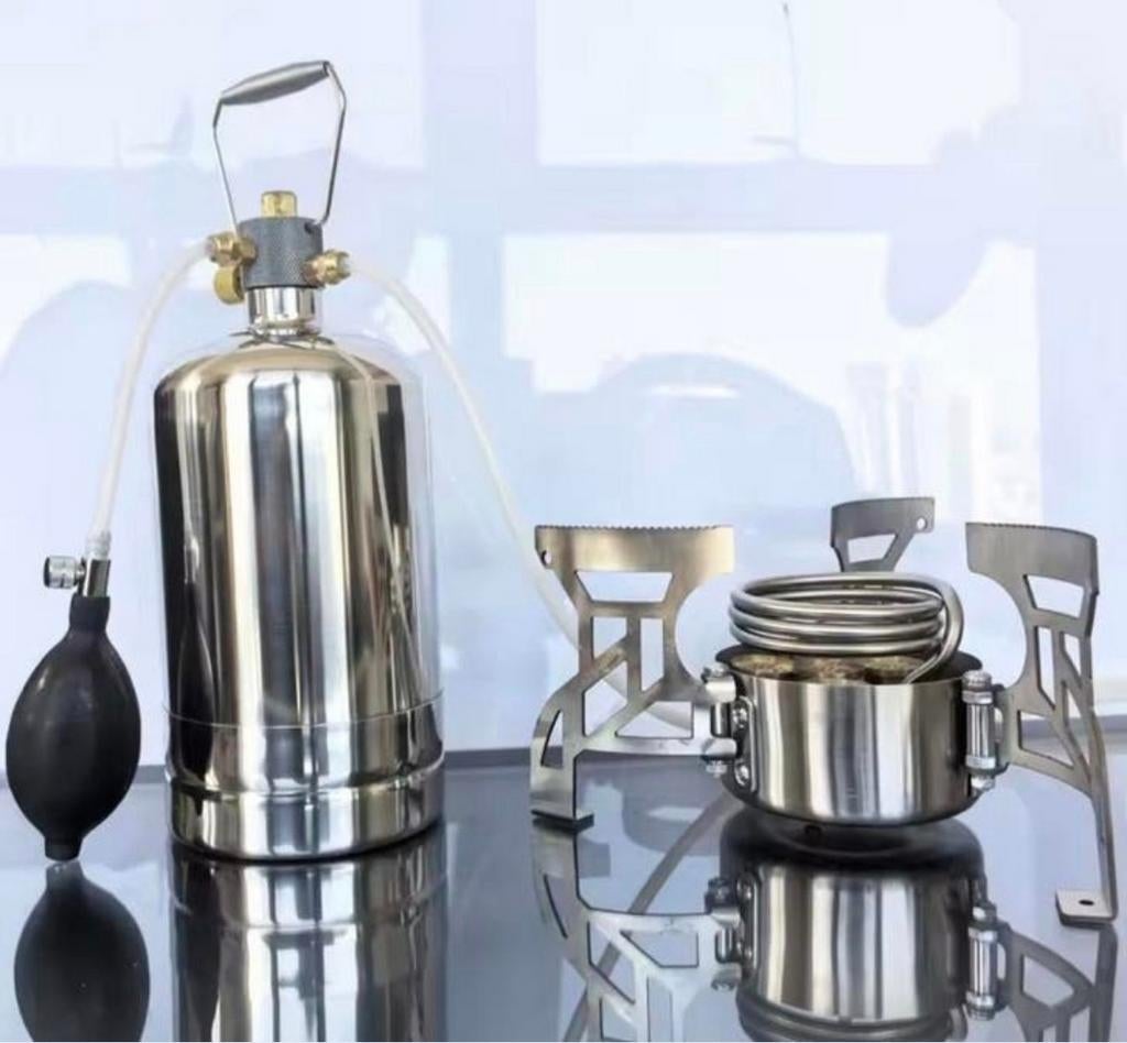RVS Alcohol Spiritus Brander Noodpakket of Vakantie Nieuw!, Overige typen, Ophalen of Verzenden, Metaal, Overige merken