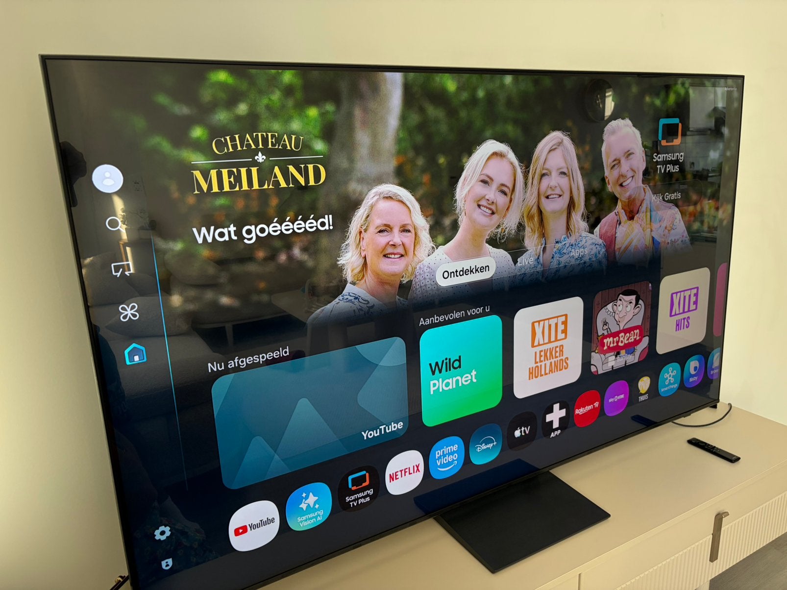 SAMSUNG 75 Neo QLED 4K TV QN74F, Audio, Tv en Foto, Televisies, QLED, 120 Hz, Ophalen of Verzenden, Zo goed als nieuw
