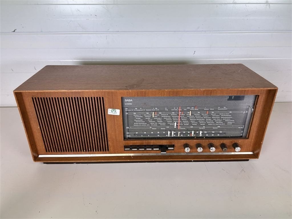 A7381. Saba Lindau vintage radio, Ophalen of Verzenden, Gebruikt