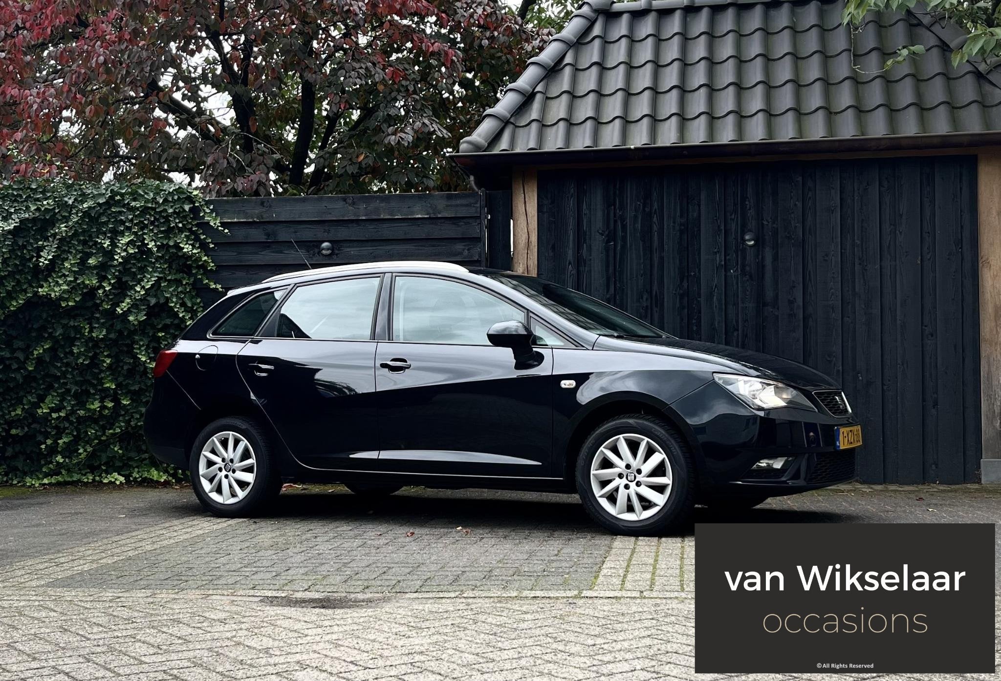 SEAT Ibiza ST 1.2 TSI Style Dynamic 2014 NAP/CRUISE/PDC/ECC, Voorwielaandrijving, Euro 5, Zwart, 4 cilinders
