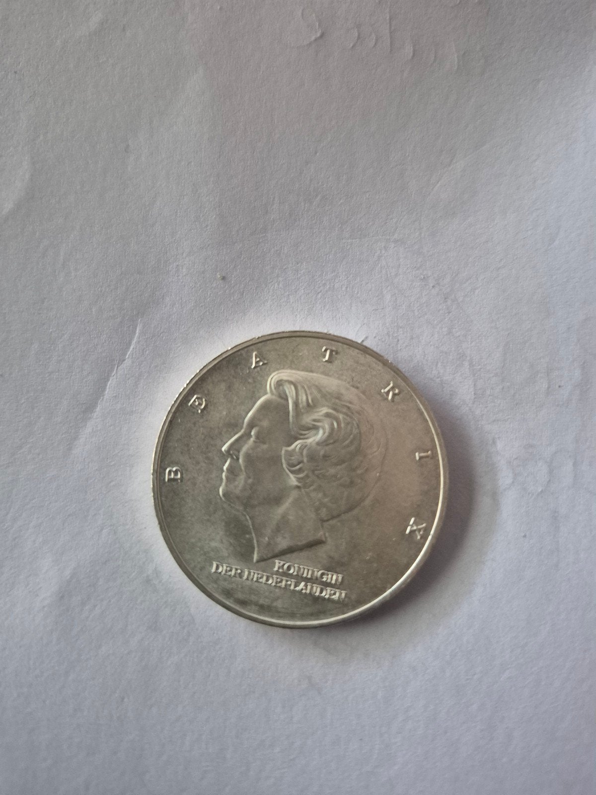 Zilveren 10 Gulden Koningin Beatrix Marshallplan 1997, Koningin Beatrix, Zilver, Ophalen of Verzenden, Losse munt