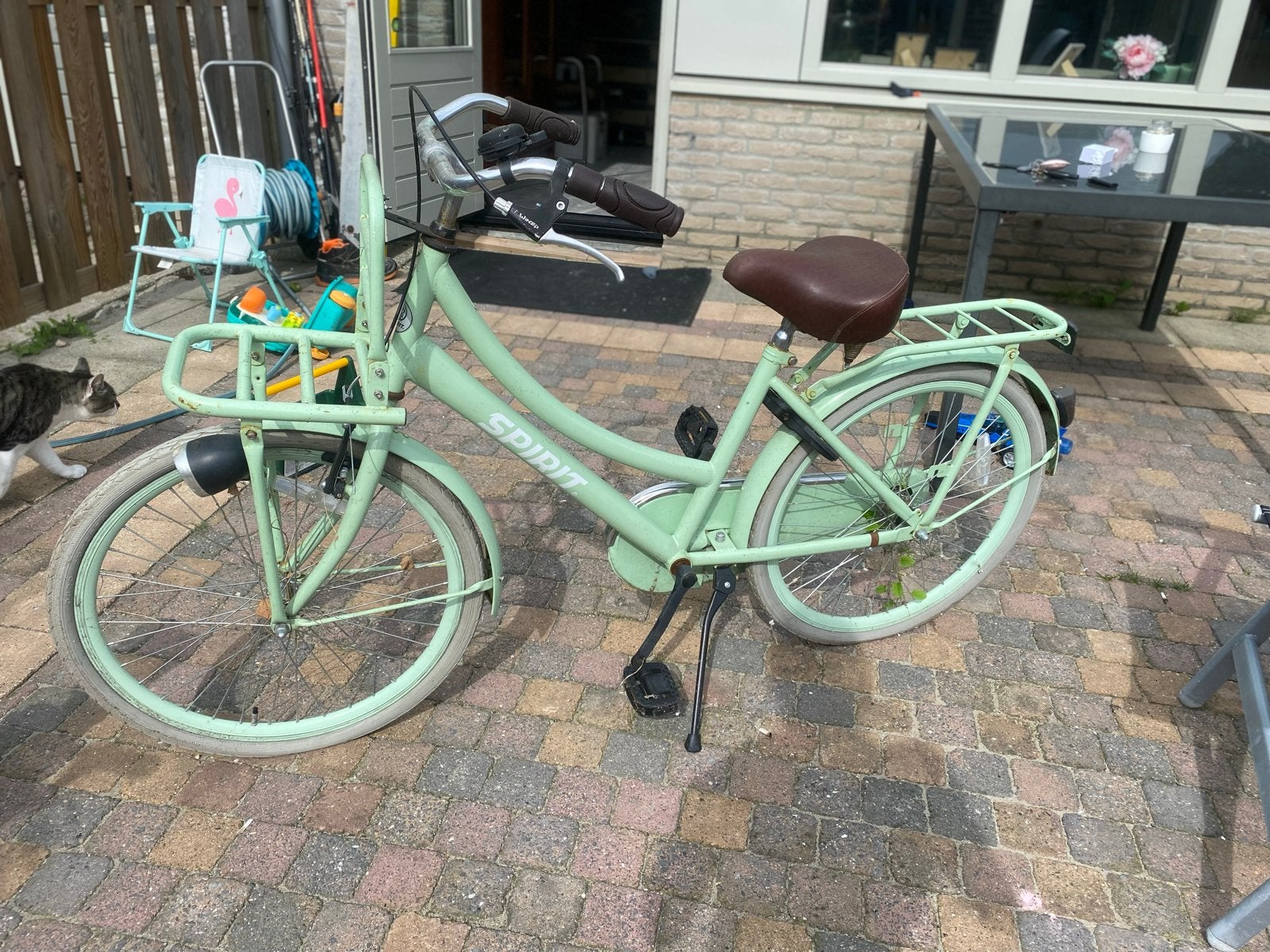 Spirit meisjesfiets 21 inch - Mintgroen