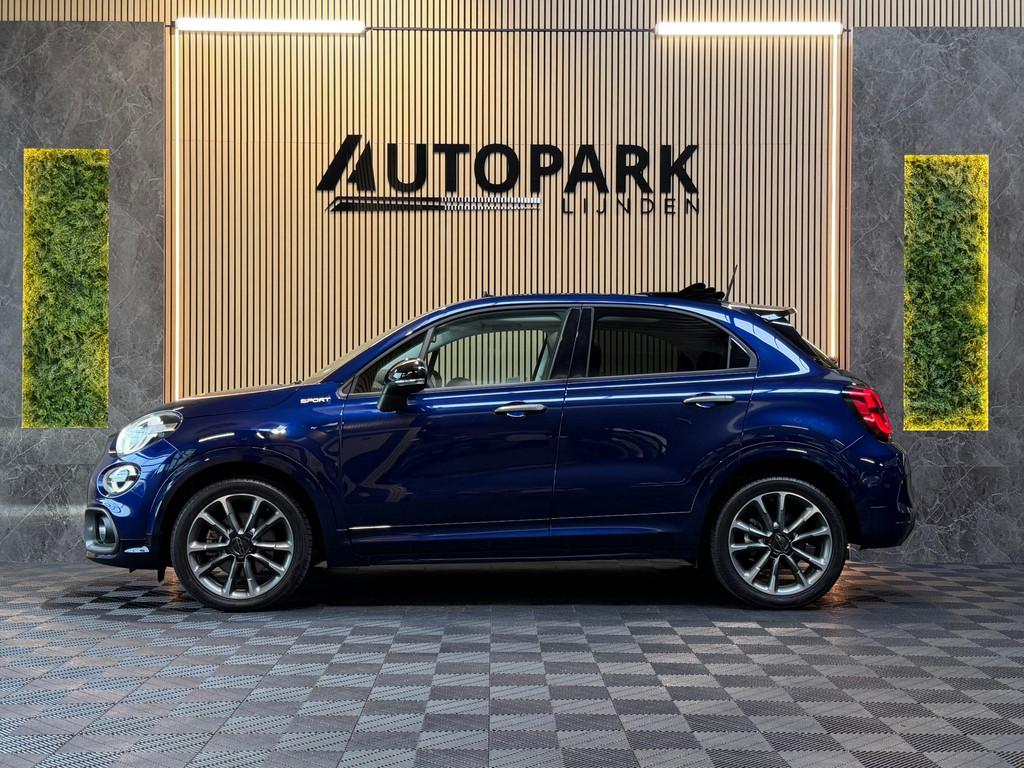 Fiat 500X 1.5 Hybrid Sport |Cabrio| Keyless | Camera | Halfl, 1380 kg, Gebruikt, 4 cilinders, Blauw