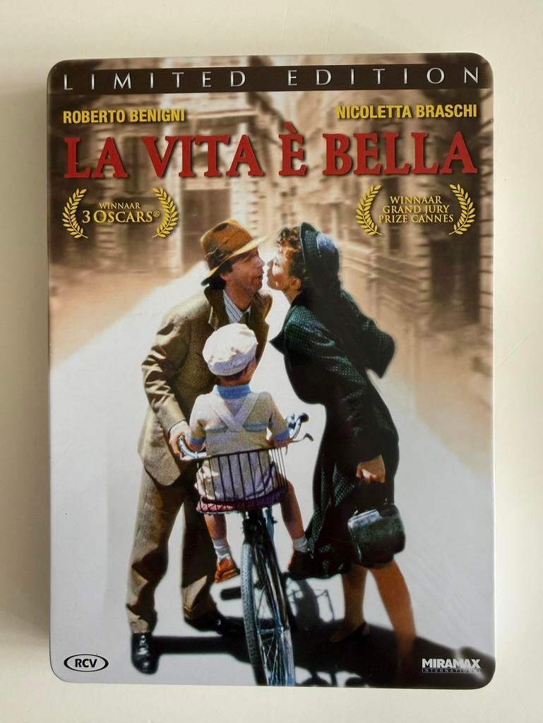 DVD filmklassieker ‘La vita è bella’ (limited edition), Alle leeftijden, Ophalen of Verzenden, Zo goed als nieuw, Drama