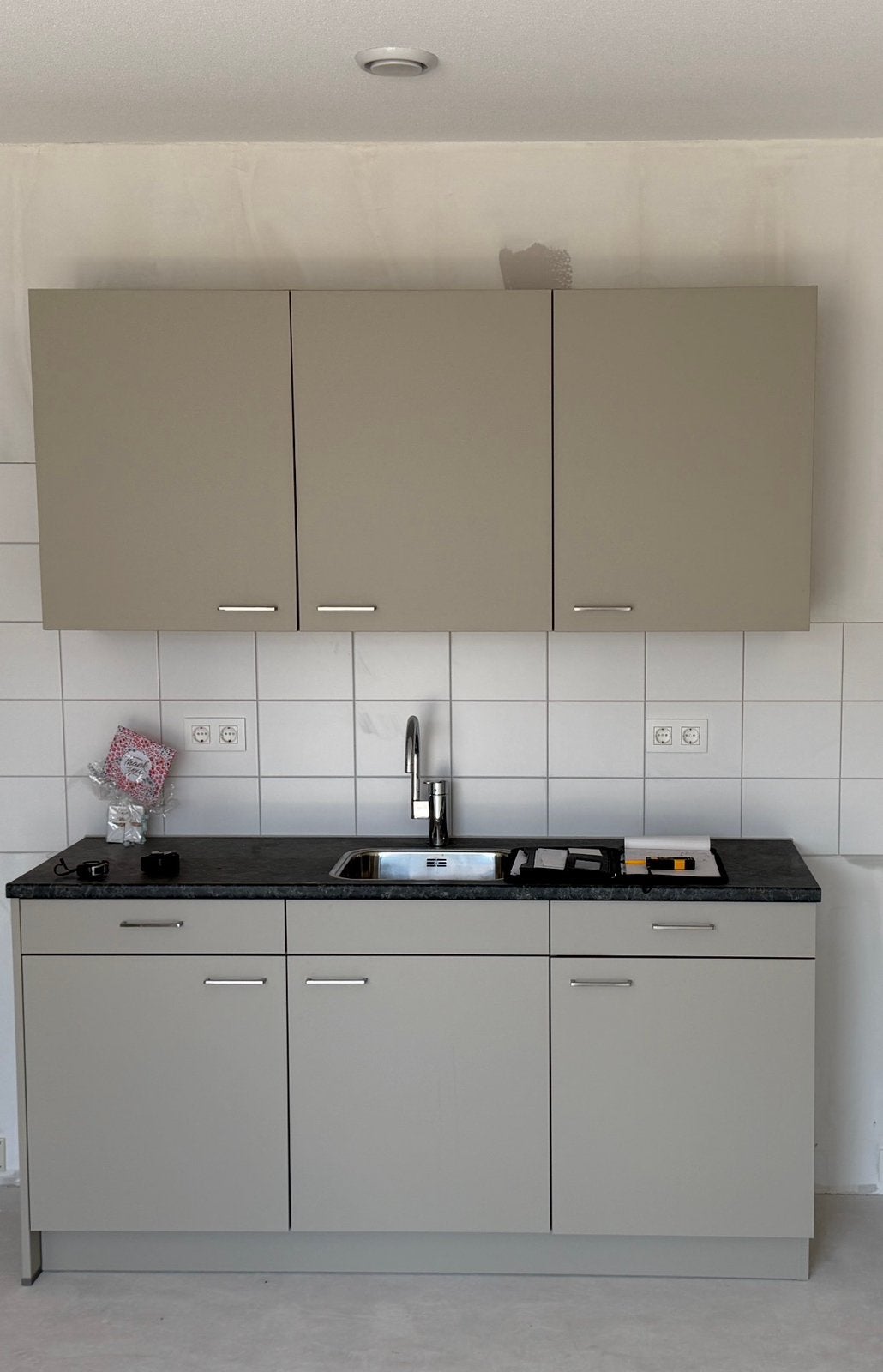 Nieuwe Bruynzeel Keuken met wasbak en kraan!!, Ophalen, Nieuw, Enkelwandige keuken, Overige kleuren