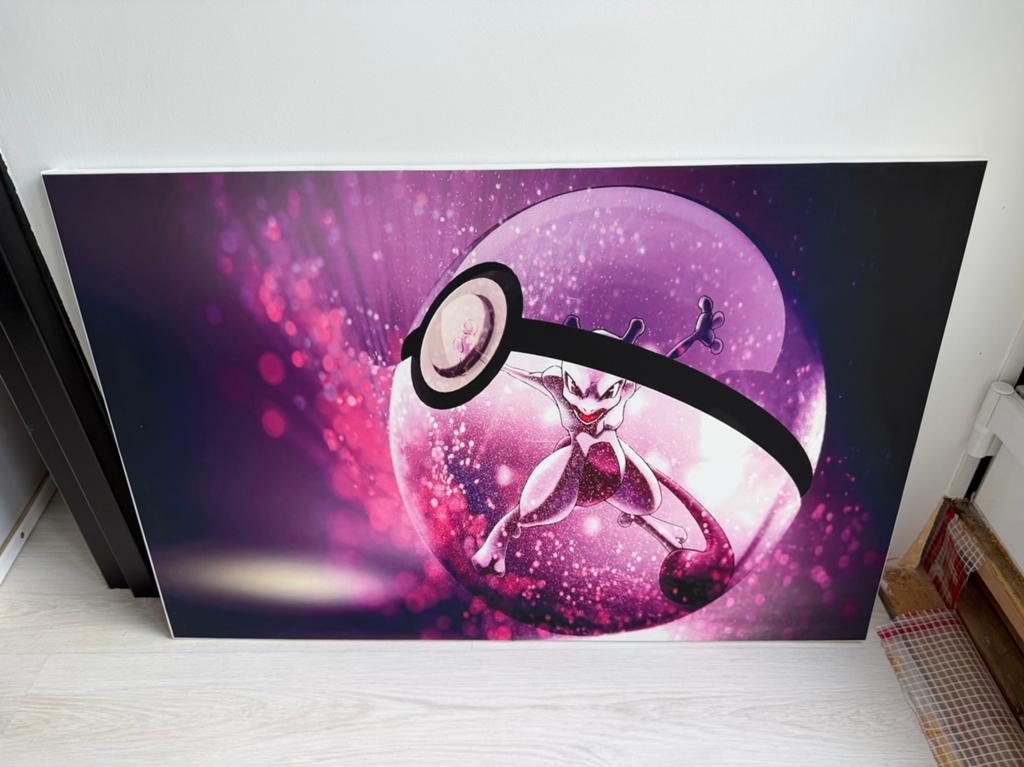 Schilderij Pokemon, Ophalen, Schilderij, 91 cm, Zo goed als nieuw