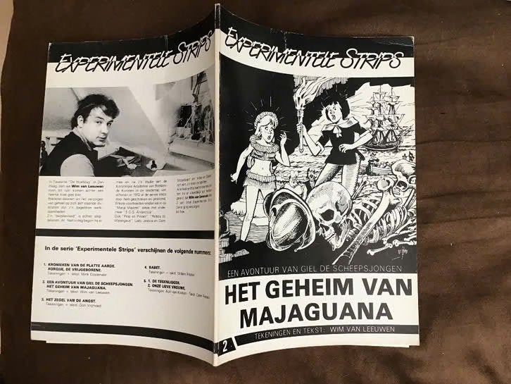 Experimentele strips nr.2 Giel door Wim van Leeuwen., Meerdere stripboeken, Ophalen of Verzenden, Gelezen
