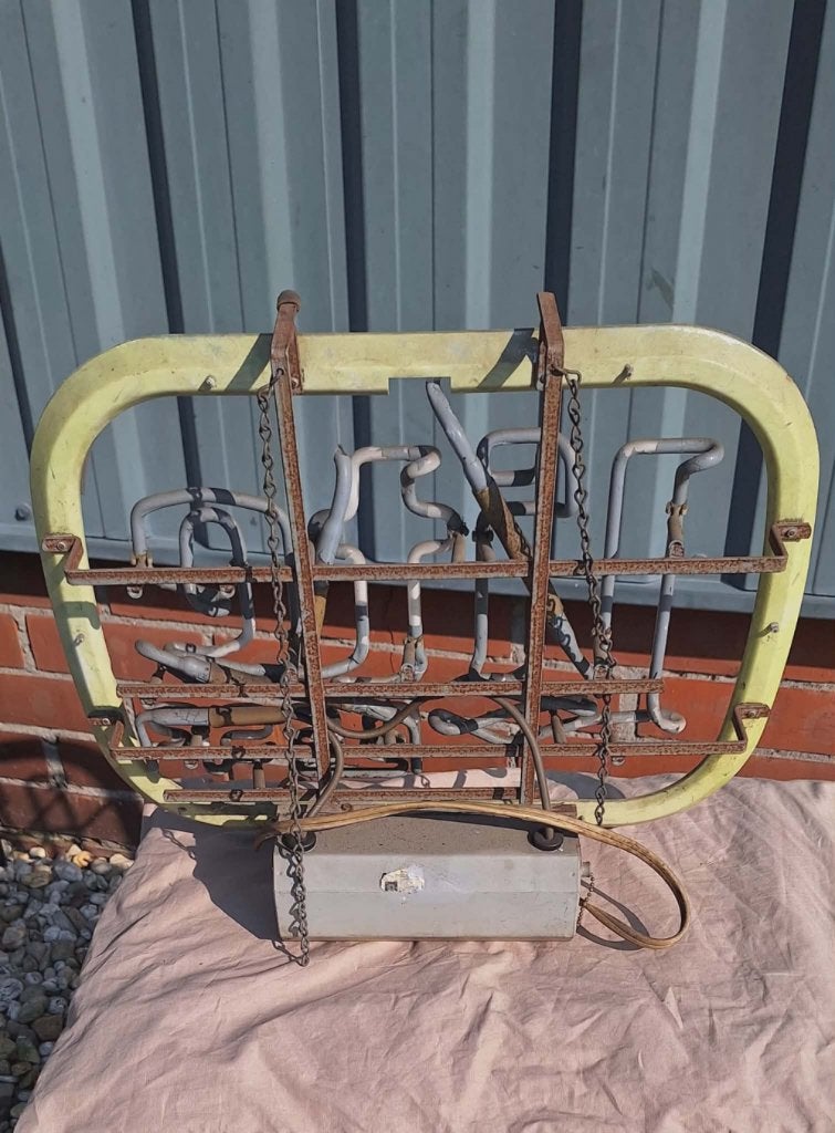 Vintage Miller Lite Lite Beer Neon voor onderdelen., Ophalen, Gebruikt, ., Lichtbak of (neon) lamp