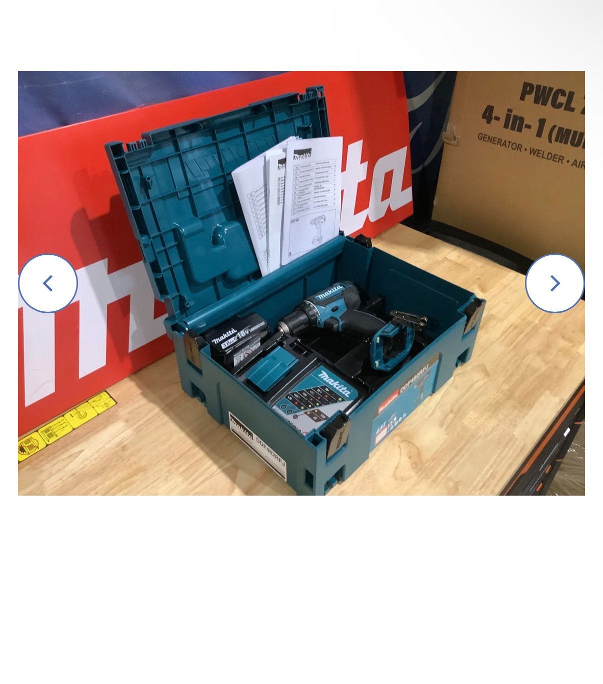 Makita DDF482 LXT 18V Accu Schroefmachine Set, Variabele snelheid, Nieuw, Ophalen of Verzenden, Boor- en Schroefmachine