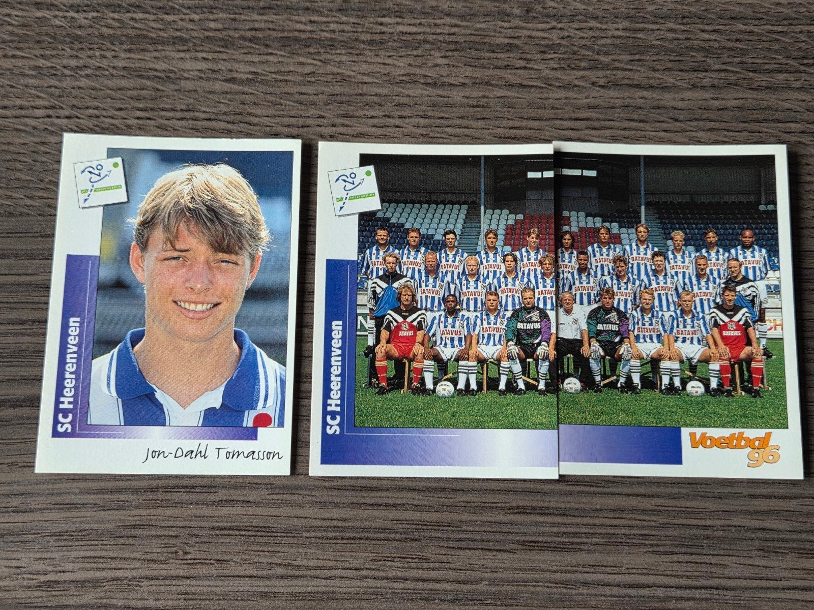 Panini voetbal 96 Tomasson rookie sticker / rc, Ophalen of Verzenden, Gebruikt, Feyenoord, Poster, Plaatje of Sticker