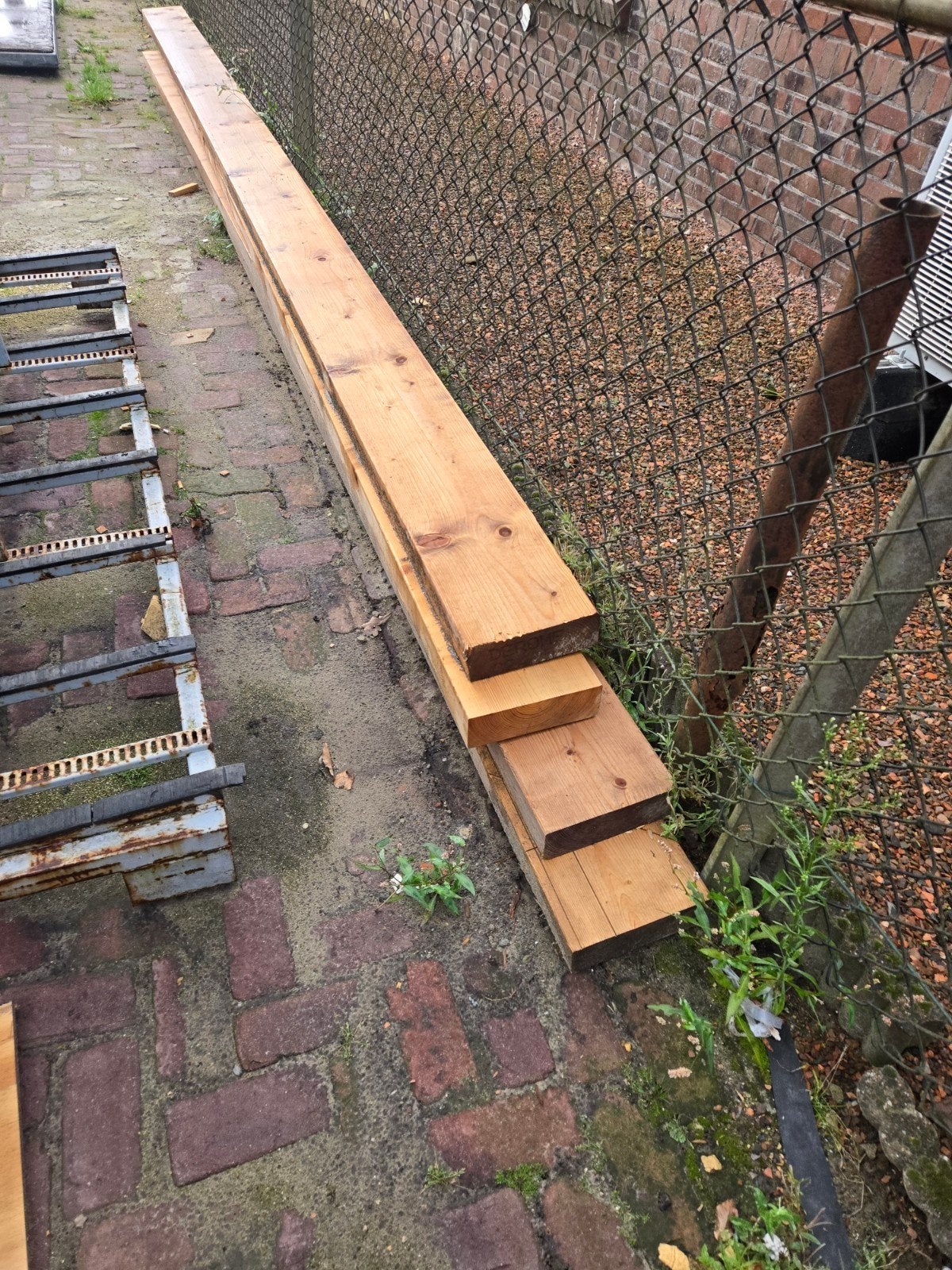 balken nieuw- 5.5 meter lang, Ophalen, Nieuw, Balk, Vuren