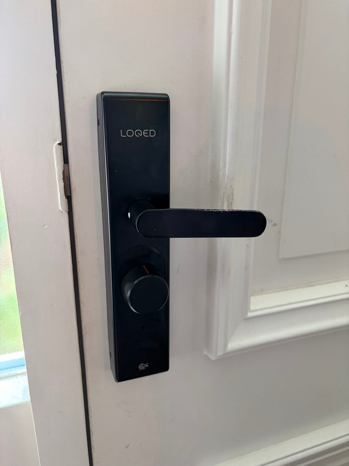 Loqed Touch Smart Lock met Bridge van eind 2025, Ophalen of Verzenden, Gebruikt, Slot