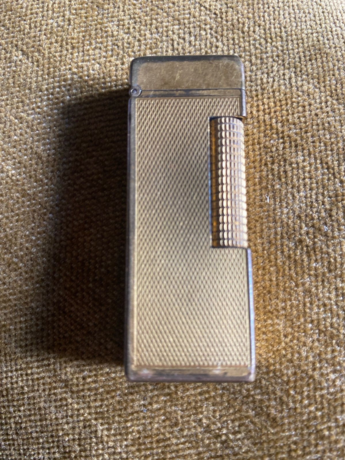 Vintage Gouden Aansteker dunhill - Gebruikt, Verzamelen, Ophalen of Verzenden, Gebruikt, Aansteker