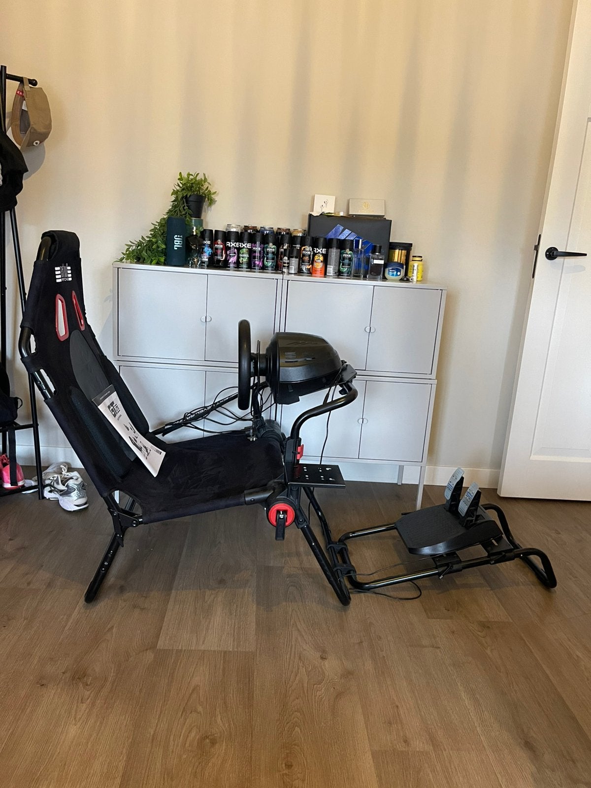 Gloednieuw Next Level Racing GT Lite + Thrustmaster T300, Ophalen, PlayStation 4, Zo goed als nieuw, Playseat of Racestoel