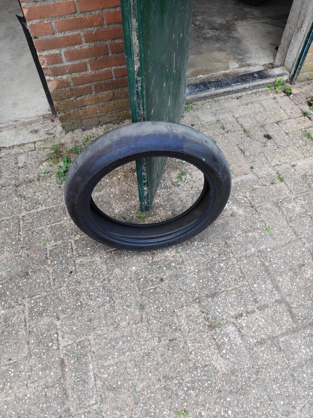 Michelin power slick 2, Ophalen of Verzenden, Gebruikt