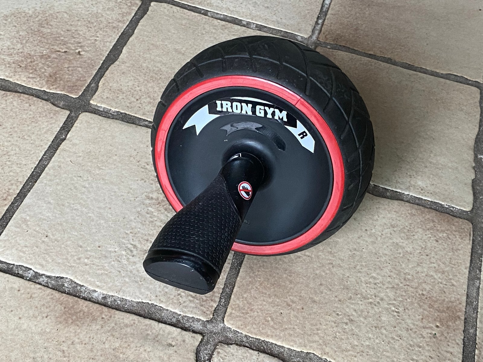 Iron Gym Buikspierwiel - Zo goed als nieuw, Sport en Fitness, Fitnessmaterialen, Ophalen of Verzenden, Zo goed als nieuw, Buik