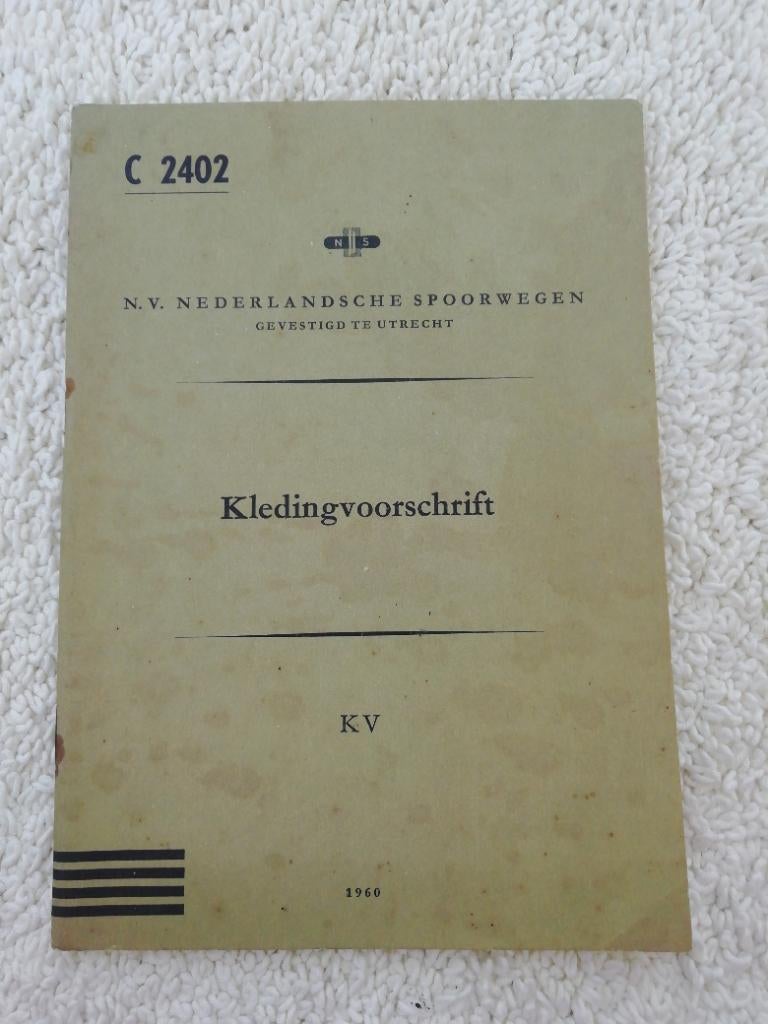 NS kledingvoorschrift, Ophalen of Verzenden, Gebruikt, Trein, Overige typen