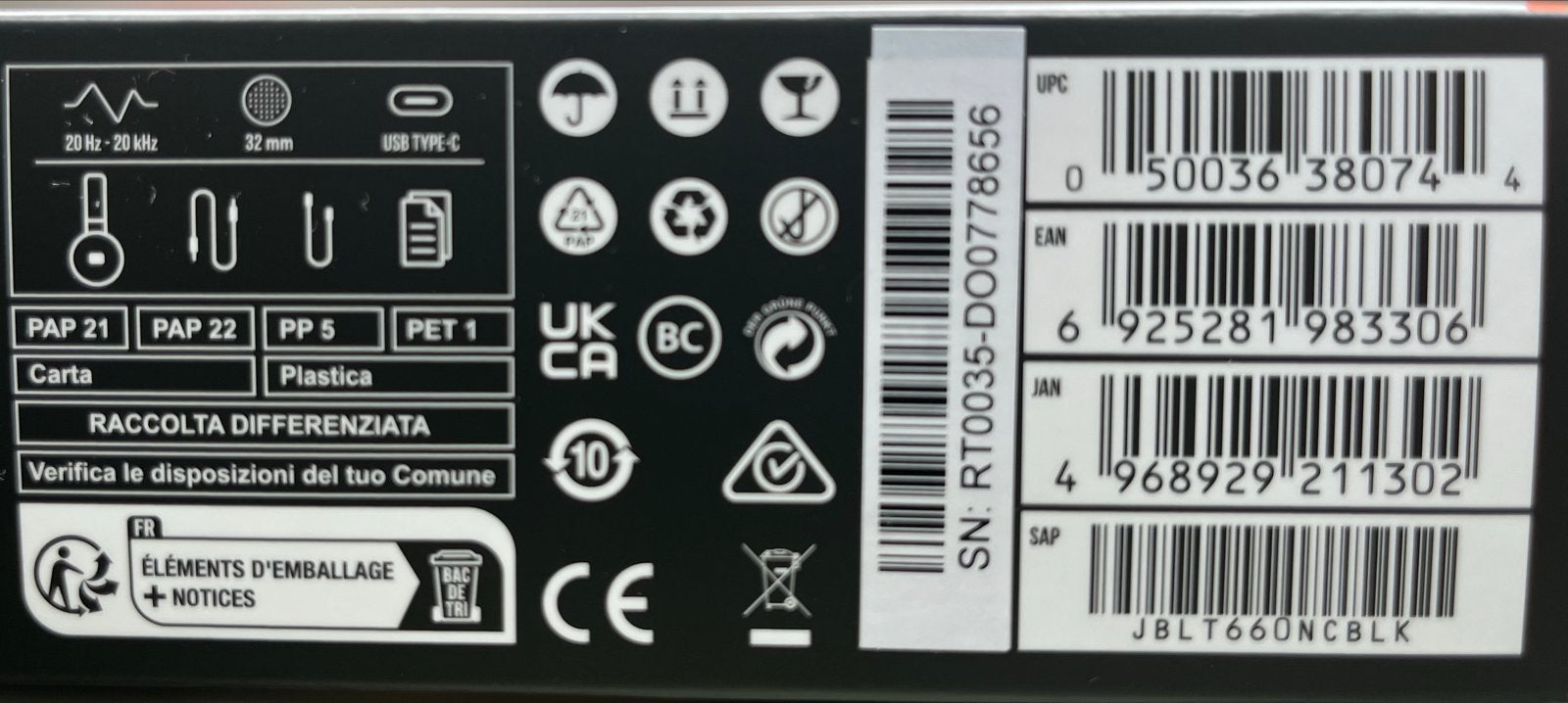 JBL Tune 660NC Draadloze On-Ear KinderKoptelefoon Zwart, Ophalen, Gebruikt, JBL, Bluetooth
