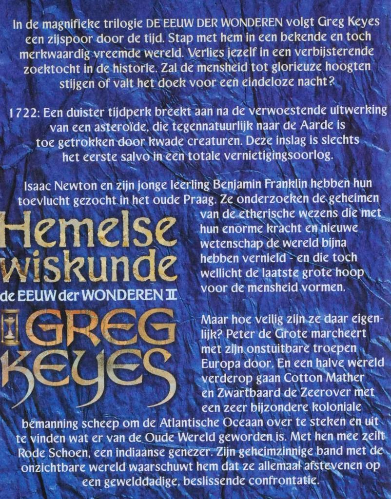 Hemelse wiskunde - Greg Keyes (1999), Verzenden, Zo goed als nieuw