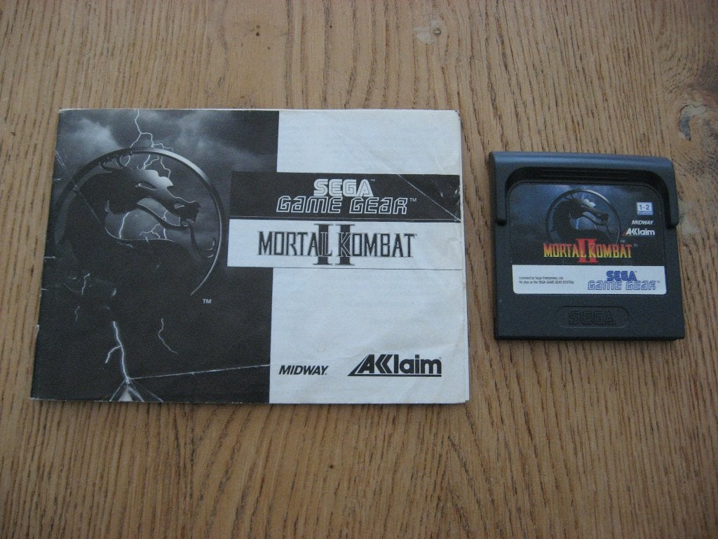 Mortal Kombat II Sega Game Gear, Ophalen, Vechten, Game Gear, 1 speler