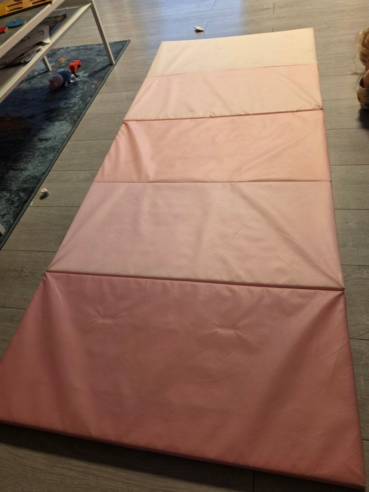 Ikea gymnastiekmat, Ophalen