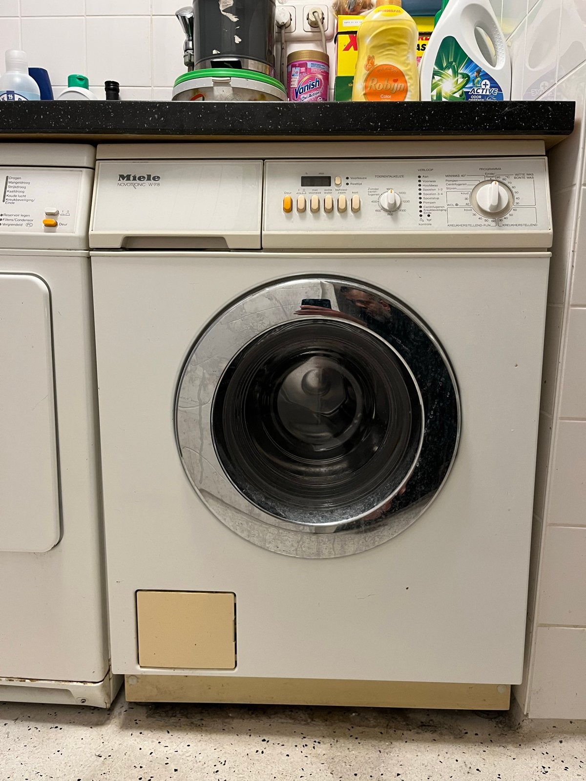 Miele Wasmachine Novotronic W 918 en Droger T 4423 C, Witgoed en Apparatuur, 6 tot 8 kg, Gebruikt, Ophalen of Verzenden, 1600 toeren of meer