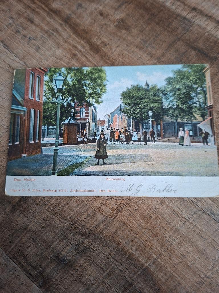den helder, Ophalen of Verzenden, Voor 1920, Gelopen, Noord-Holland