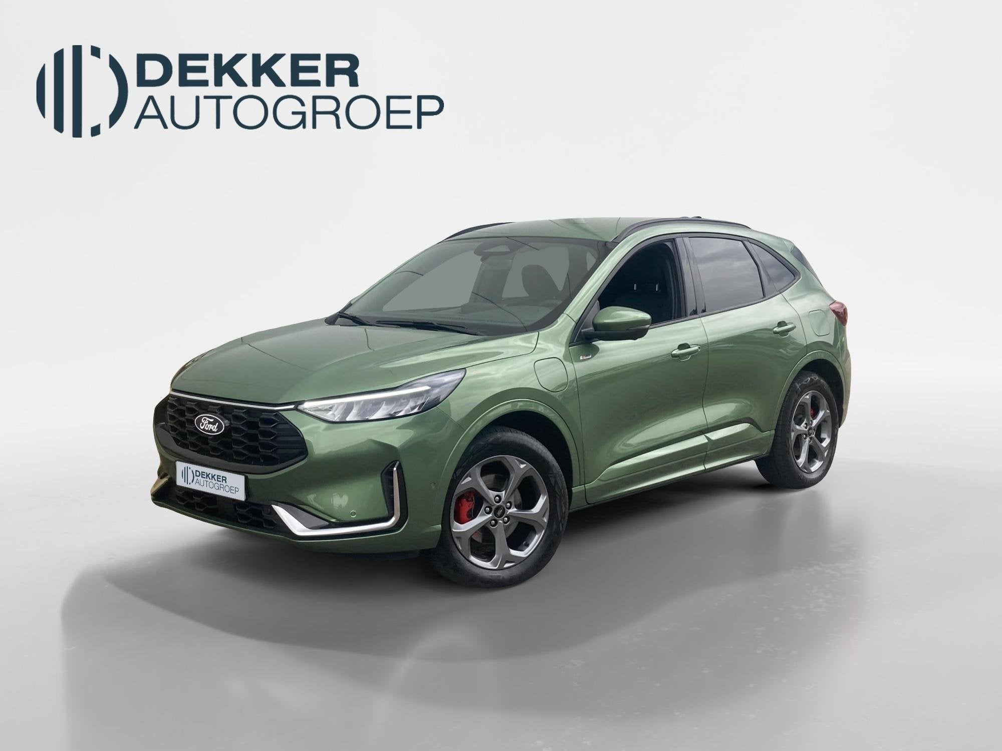 Ford Kuga 2.5 PHEV 243 pk ST-Line X Winter Pack - AGR stoele, 14 kWh, Gebruikt, 4 cilinders, Leder en Stof
