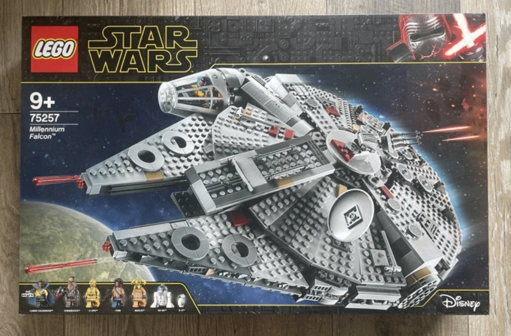 75257 LEGO Star Wars Millennium Falcon, Inclusief accessoires, Star Wars, Lego, Nieuw