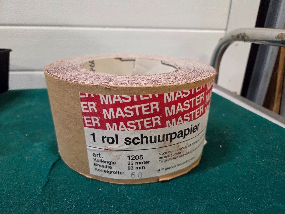 master schuurpapier P60 nieuw, Ophalen of Verzenden, 'T Olde Gre-j, Info@toldegrej.nl, Endepoelstraat 20f Didam