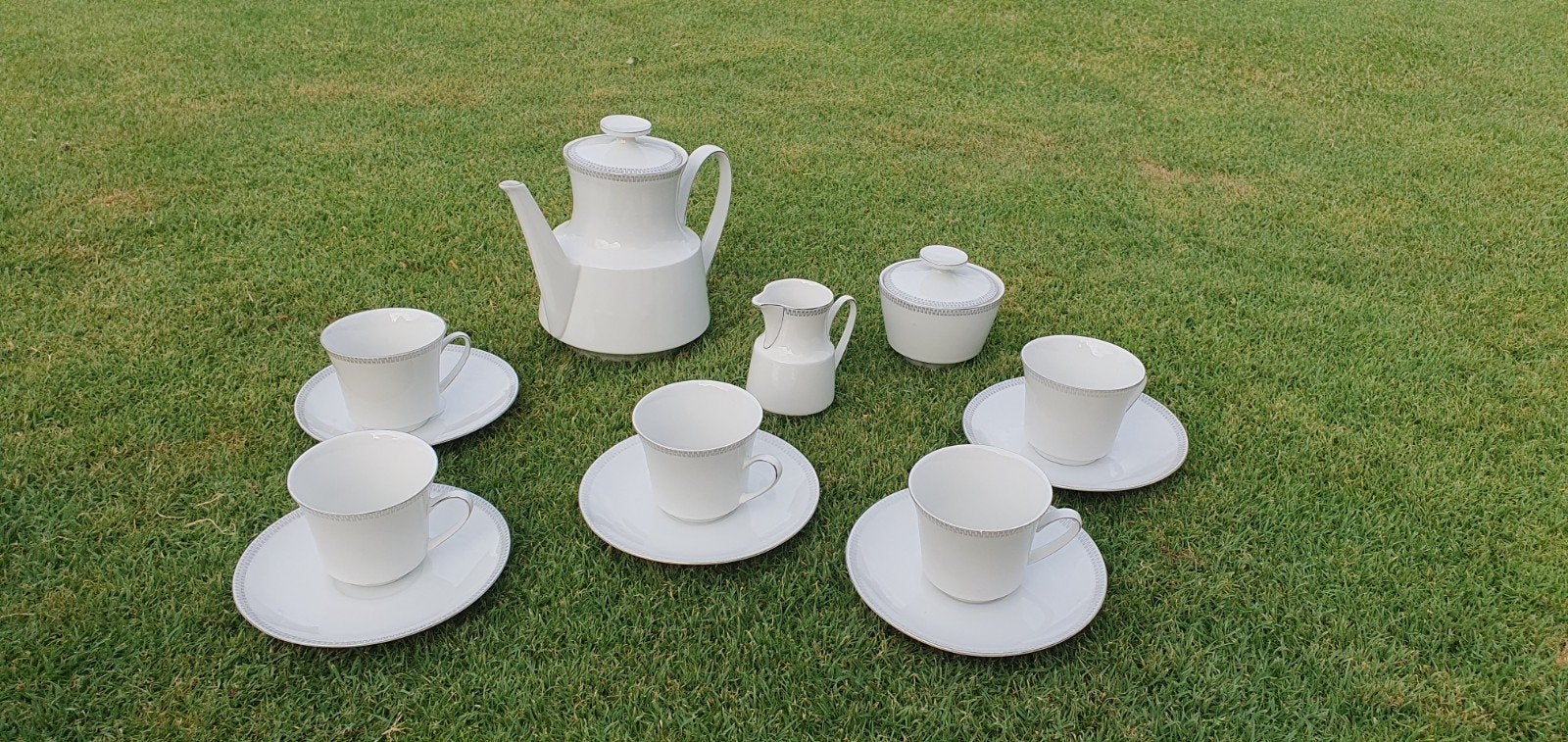 Vintage Winterling Marktleuthen Bavaria Koffieservies, Antiek en Kunst, Antiek | Servies compleet, Ophalen