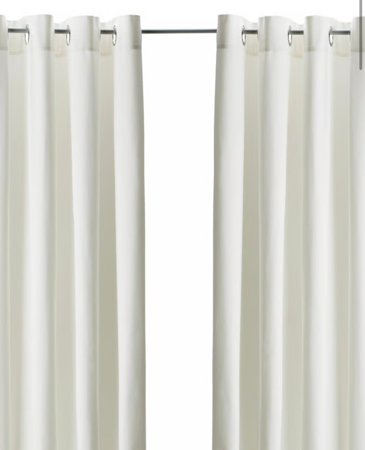 Witte gordijnen, Huis en Inrichting, Stoffering | Gordijnen en Lamellen, Ophalen of Verzenden, Gebruikt, Wit, 200 cm of meer