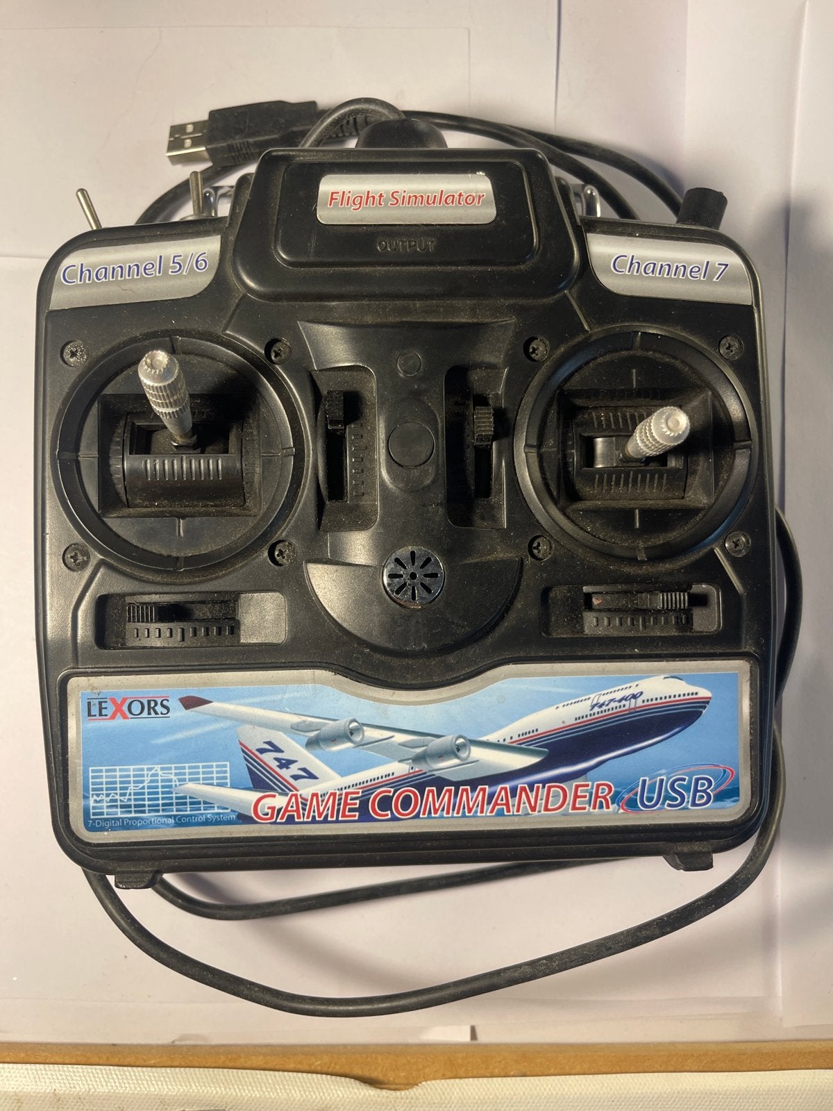 Lexors Game Commander USB-controller voor Flight Simulator, Spelcomputers en Games, Gebruikt, Verzenden, 1 speler, Eén computer
