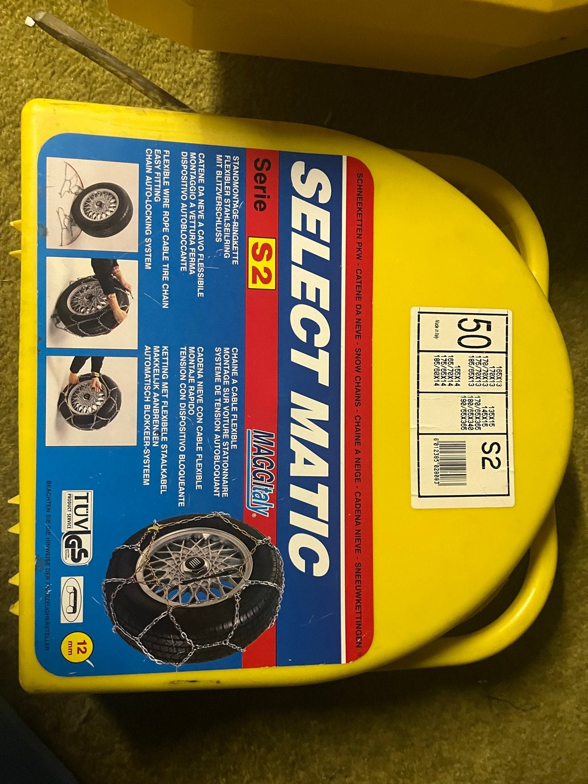Sneeuwkettingen Select Matic S2 - Maat 50, Ophalen, Gebruikt