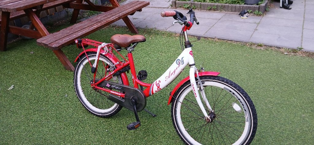 Meisjesfiets 22 inch, Ophalen, Terugtraprem, 22 inch, Gebruikt