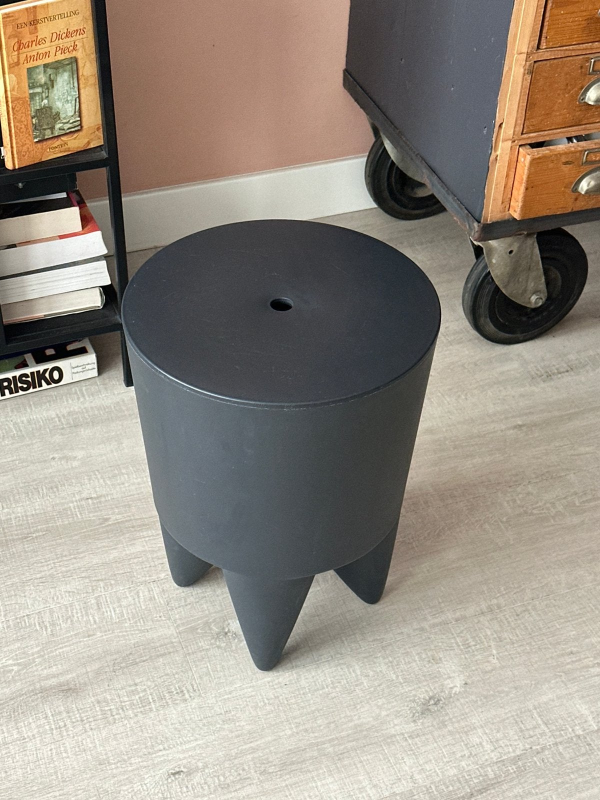 philippe starck kruk bubu zwart vintage XO Design, Ophalen of Verzenden, Hout