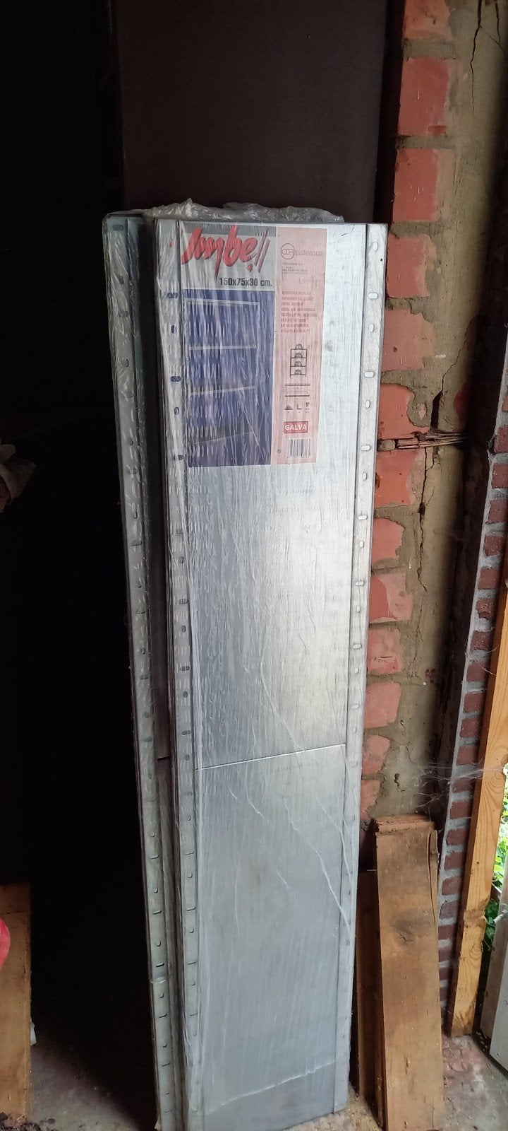 Metalen opbergrek 150x75x30cm (2 stuks), Huis en Inrichting, Kasten | Stellingkasten, Ophalen, Nieuw