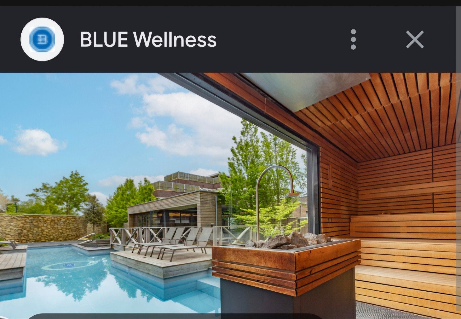 blue welness zeeland 2 personen, Ophalen, Complete sauna