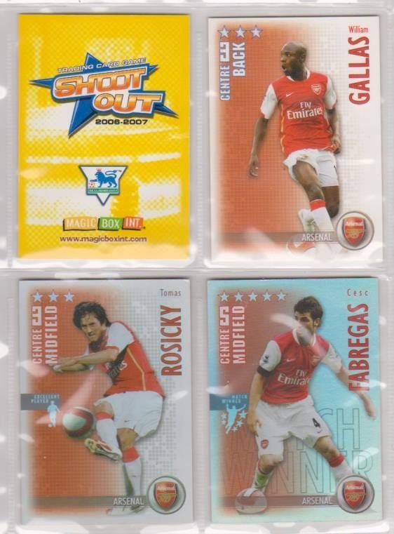 SHOOT OUT Voetbalkaarten F.A. Premier League 2006-2007, Verzamelen, Sportartikelen en Voetbal, Zo goed als nieuw, Poster, Plaatje of Sticker