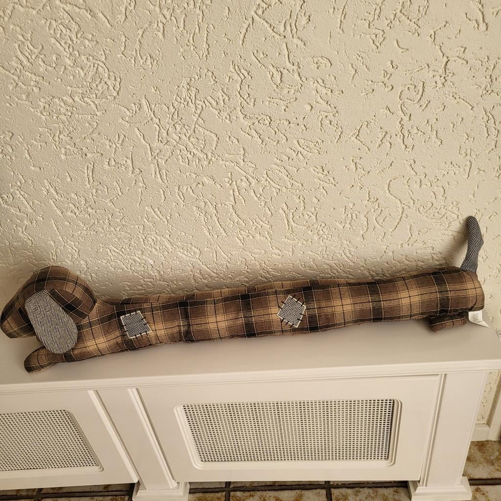 Hond Tuchtrol voor Deur - 90 cm, Ophalen of Verzenden, Zo goed als nieuw, Bruin, Textiel