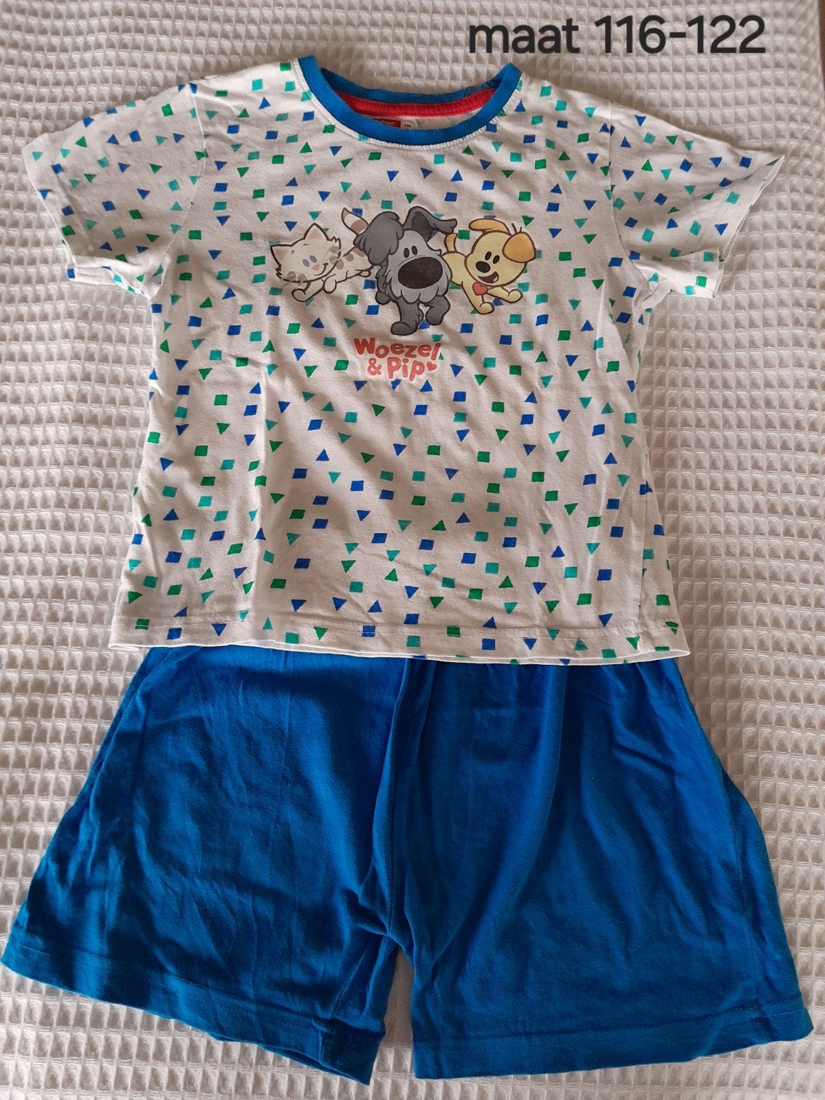 Woezel en Pip shortama maat 116-122, Kinderen en Baby's, Nacht- of Onderkleding, Gebruikt, Jongen of Meisje, Ophalen of Verzenden