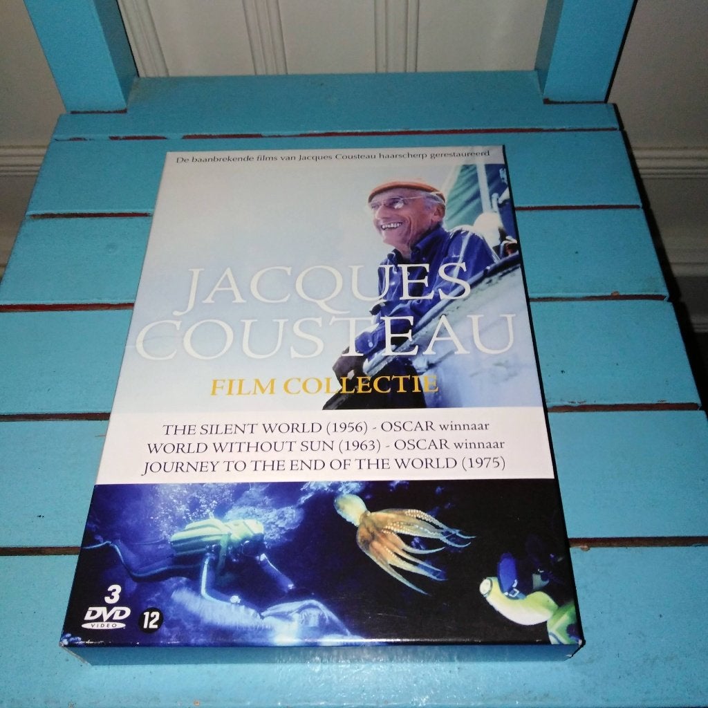 DVD-boxset van de Jacques Cousteau Filmcollectie., Alle leeftijden, Ophalen, Gebruikt, Natuur