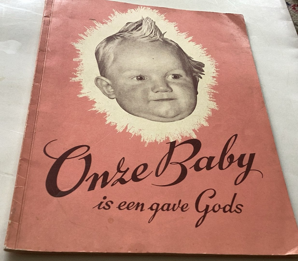 Onze Baby is een gave Gods boek met 48 blz niet ingevuld, Ophalen of Verzenden, Zo goed als nieuw