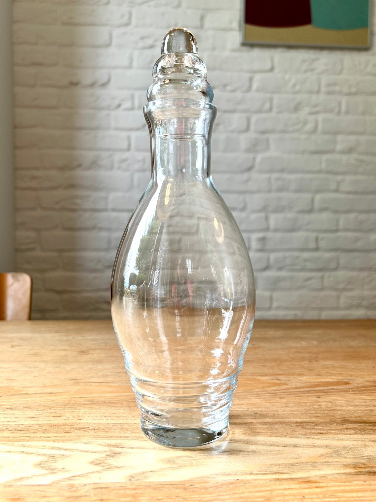 Vintage glazen karaf Royal Leerdam, jaren 50ig, Ophalen of Verzenden