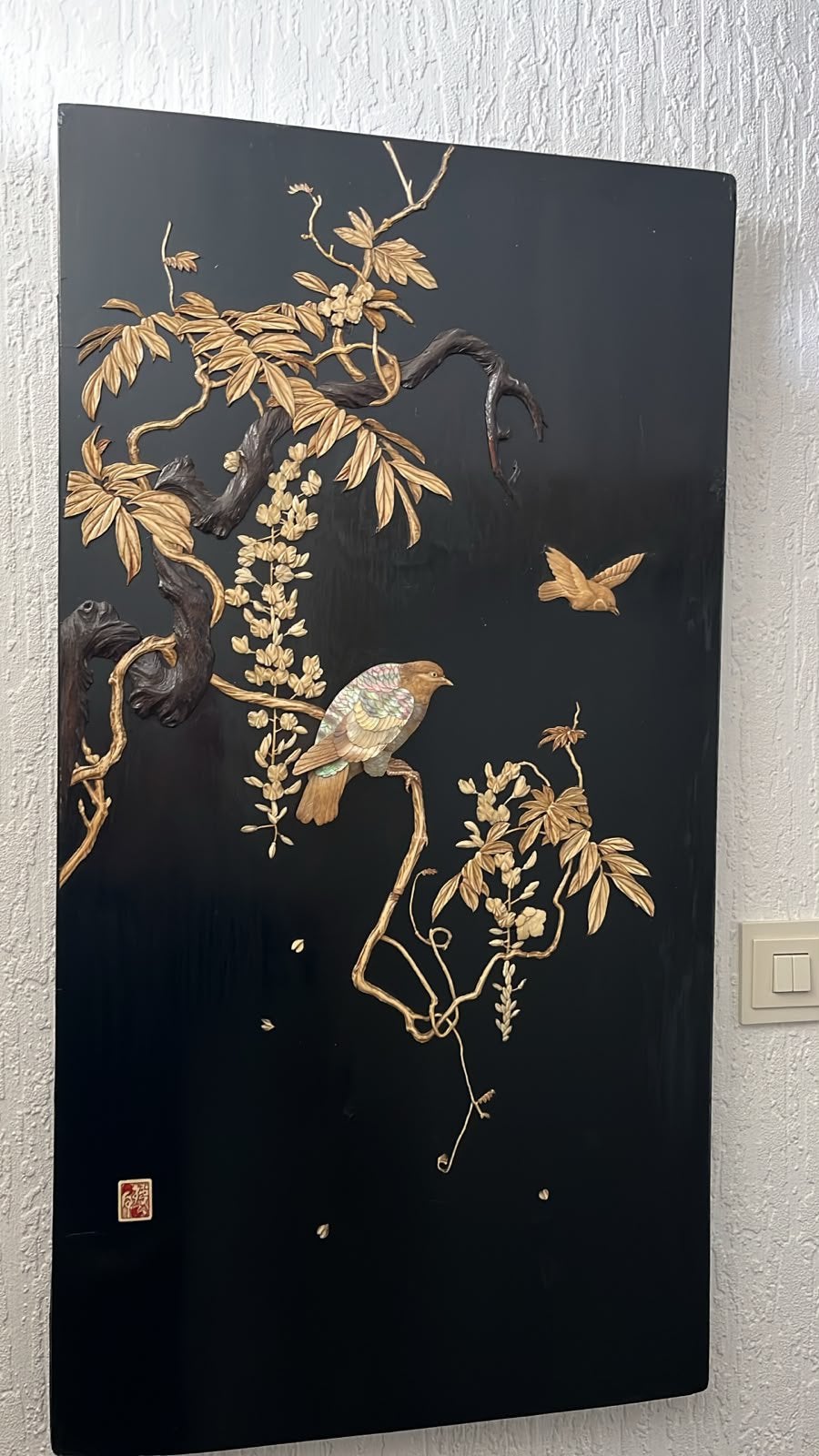 Prachtig Japans panel, Ophalen